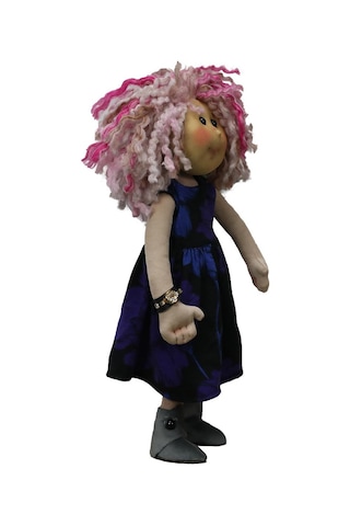E38 El İşçiliği Kız Çocuğu Dekor Bebek 33 Cm - 6027