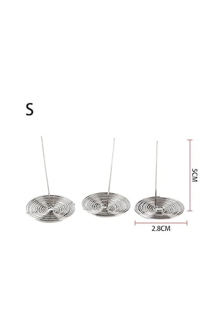 Jms 3 Adet Dayanıklı Paslanmaz Çelik Çay Demlik Süzgeç Çaydanlık Filtresi Gümüş