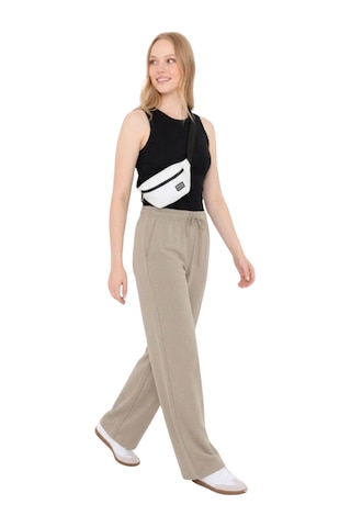 Thıff Gymwear Kadın Modal Kumaş Bağcıklı Eşofman Altı Bej