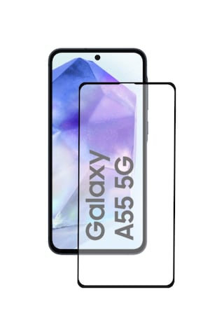 Samsung Galaxy Uyumlu A55 Tam Kaplayan Temperli Ekran Koruyucu Cam