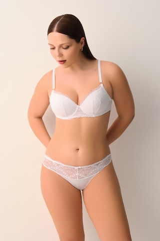 Suwen Lace Deluxe Dantelli String Külot Sw4054101 Beyaz
