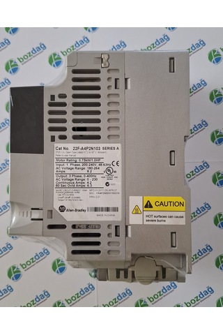 Allen-bradley Power Flex 4m 22f-a4p2n103 0.75kw Sürücü 0.75 Kw 4,5 A Mono Phase Control Inverter