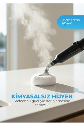 Pirantech CB-103A 2000 W Güçlü Buharlı Temizlik Makinesi Ev Tipi Kimyasalsız Hijyen