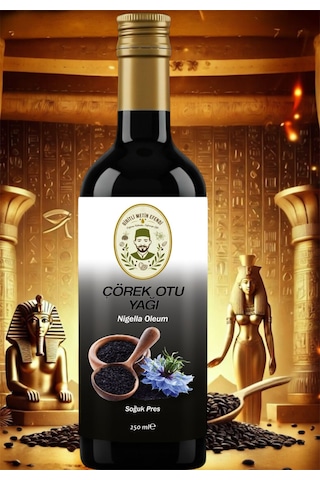 Giritli Metin Efendi %100 Çörek Otu Yağı 250 Ml - Mevsiminde Toplanmış Soğuk Sıkım