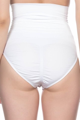 Emay Korse Beyaz 2019 Double Yüksek Bel Çıtçıtlı Slip Korse Görsel Rengi