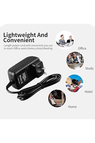 Samhave İçin Ac Dc Adaptörü Q7 Wifi Android Dokunmatik Ekran Pc Güç Kablosu Şarj Cihazı Psu