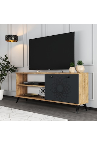 Moxen Mobilya TY2 Desenli Raflı Tv Ünitesi