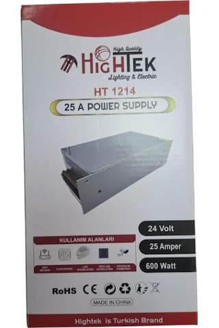 24v 25a Kalın Kasa Ayarlı Trafo 600watt Ht-1214 Hıghtek