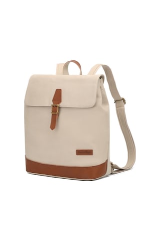 Kanvas Kumaş Kadın Sırt Çantası Smart Bags 1329 Bej