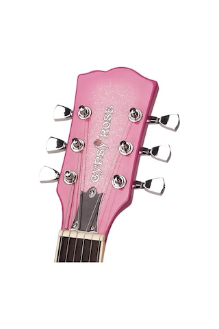 Valencia Gypsy Rose Gre2kcpk Elektro Gitar Seti Pembe Strat Tipi - Simli Pembe - Amfi Ve Aksesuar Dahil