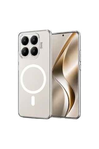 Newface Xiaomi Mi 17t Pro Combo Sert Şeffaf Magsafe Kapak - Şeffaf Diğer