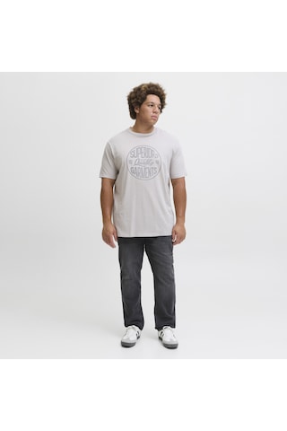 Jack & Jones Büyük Beden Slim Fit Düsük Bel Jean - Glenn - 12288381 Black Denim