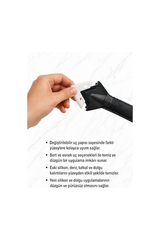 Derz Kazıma Aparatı 5 Uçlu Derz Temizleme Sökme Kazıma Aleti Fayans Derz Temizleyici