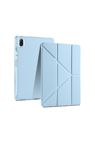 Huawei Matepad Se 10.4 Uyumlu Kalem Bölmeli Standlı Tri-folding Tablet Kılıfı Kapaklı Kılıf