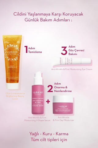 Lumene Sıkılaştırıcı & Yüz Ovali Şekillendirici Serum 30 ML