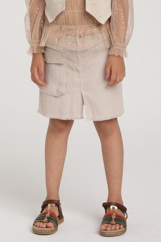 Xo Kids Kız Çocuk Etek 1-4 Yaş 2537 Gri