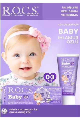 R.o.c.s. Baby 0-3 Yaş Ihlamur Özlü Diş Macunu 35ml