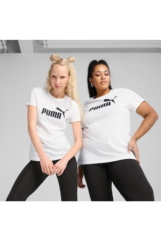 Puma Kadın Ess No. 1 Logo Tee Spor T-shirt - 68237002 Beyaz