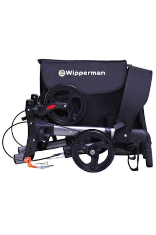 Katlanabilir Taşıma Sepetli Tekerlekli Yürüteç Walker Rolatör