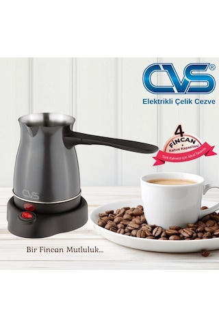 Cvs DN 19833 Elektrikli Çelik Cezve