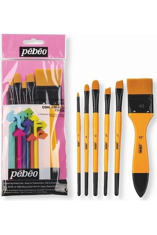 Pebeo Çok Amaçlı Fırça Seti - Set 8