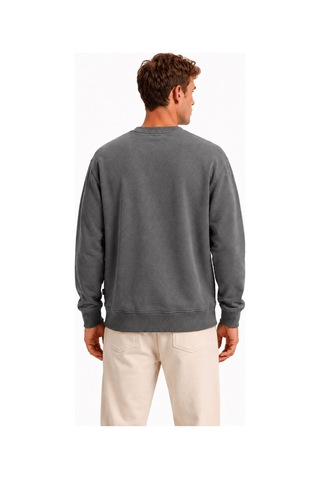 Bad Bear Outlands Crewneck Man Asphalt Sweatshırt 26.02.12.012-c118 Gri