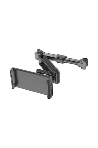 Tenfowee Katlanabilir Araç Başlık Tutucu: 5-11 İnç Tablet Ve Telefonlar İçin Dayanıklı Araç İçi Tablet Tutucu Siyah