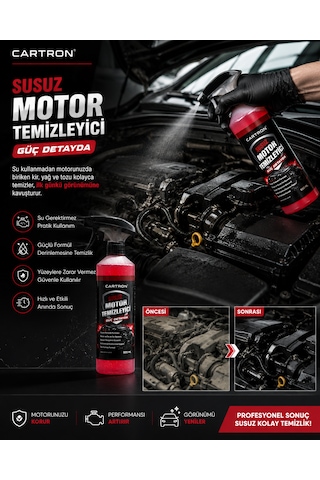 Cartron Susuz Motor Temizleyici 500 Ml