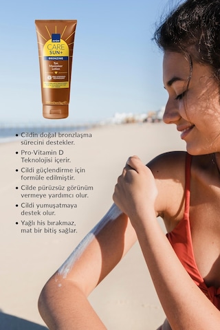 Care Sun+ Bronzıng Bronzlaştırıcı Losyon 200 Ml. Üçlü Paket