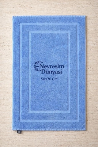 Ayak Havlu 50x70 Mavi Çok Renkli
