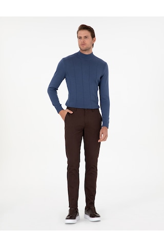 Pierre Cardin Erkek Koyu Kahverengi Pantolon Kanvas-chino 50299517-vr084 Koyu Kahverengi