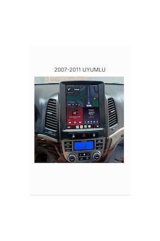 Snp Serisi Hyundai Santafe 2007 İle 2011 Uyumlu 9.7 İnç Tesla Tarzı Android Multimedya Sistemi 6-128 Gb Hafıza Carplay Android Auto Ve Geri Görüş Kamerası 9.7''