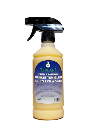 Terlans Bisiklet Temizleyici Hızlı Cila 500Ml + Mikrofiber Bez Sarı