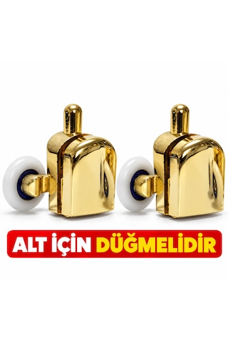Sarı Duşakabin Tekeri Gold Sadece Alt İçin Gönderilir 2 Adet