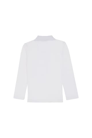 U.S. Polo Assn. Kız Çocuk Beyaz Polo Yaka Basic Sweatshirt 50316836-VR013