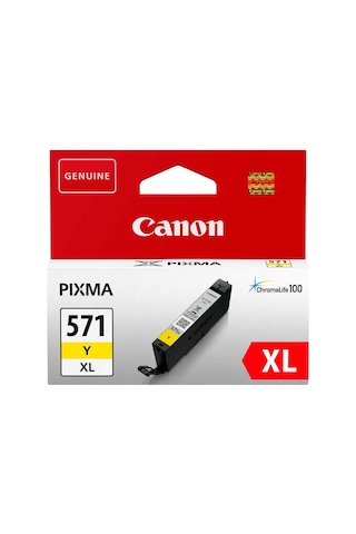 Canon Clı - 571y Xl Sarı Yüksek Kapasiteli  Mürekkep Kartuş 0334c001aa