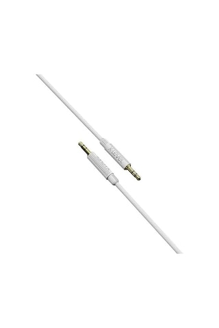 Tr X-audio 3.5 Mm Stereo Aux Ses Kablosu Beyaz - 1 Metre Uzunluğunda Beyaz