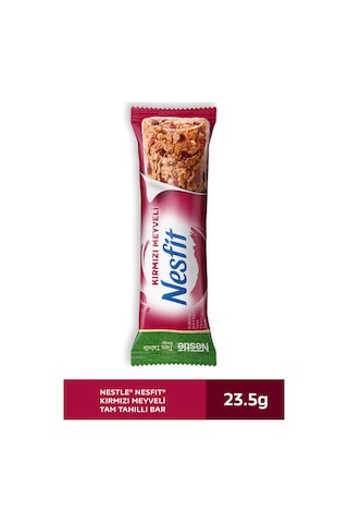 Nesfıt Kırmızı Meyveli Tam Tahıllı Bar16x23,5g