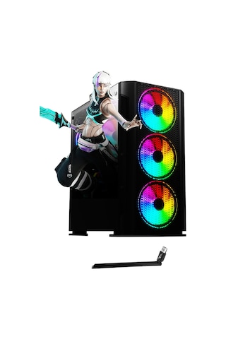 Ramtech Mesh X100 i7-4790 16 GB 480 GB SSD 4 GB RX550 Free Dos Masaüstü Oyuncu Bilgisayarı