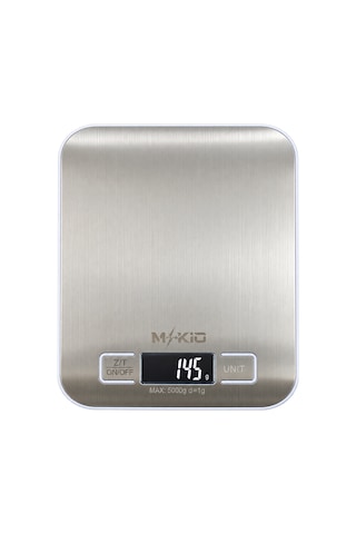 Hassas Mutfak Tartısı ,Dijital Ekranlı - Paslanmaz Mutfak Terazi ,1 Gram Hassas Ölçü ,Dara-TARE Fonksiyonu ,4 Farklı Ölçü Birimi g + oz + ml + ıb:oz