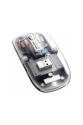 Kablosuz Mouse Fare Şarjlı Bluetooth Wireless Çift Modlu Sessiz 20991039