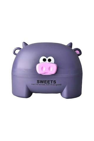 Mor-peçete Kutusu Çıkarılabilir Kapak Hayvan Şekli Büyük Kapasiteli Depolama Yaratıcı Inek Domuz Araba Doku Kutusu Tutucu Ev Gereçleri