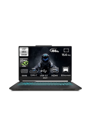 MSI Cyborg 15 A13VE-1252XTR-002 i5-13420H 40 GB 512 GB SSD RTX4050 15.6" Free Dos Dizüstü Bilgisayar