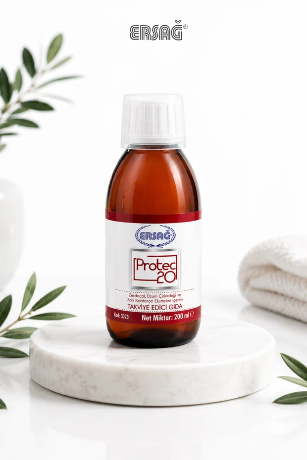 Ersağ Protec 20 200 Ml Sahil Çamı, Zerdeçal Ve Üzüm Çekirdeği