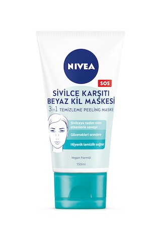 Nıvea 3'ü 1 Arada Beyaz Kil Maskesi 150 Ml