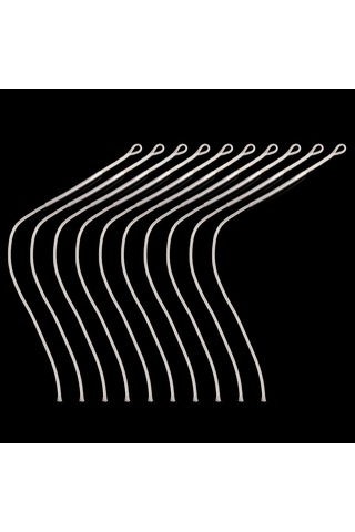 Reedark Güçlü Nilon Örgülü 20lb Uçak Sineması Bağlantı Kablosu 10 Adet, Kolay Montajlı, Dayanıklı Balıkçılık Aksesuarı