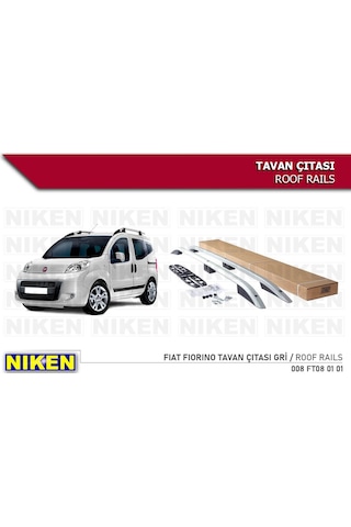 Fiat Fiorino Tavan Çıtası Port Bagaj Taşıyıcı Gri