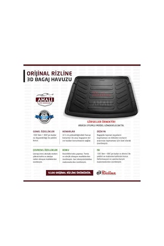 Rizline Citroen C4 2021 Sonrası 3D Bagaj Havuzu 555078672