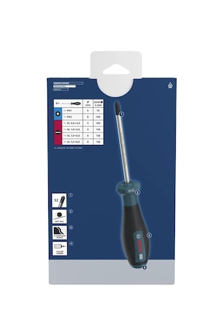 Bosch Pro Ph/sl 6'lı Tornavida Seti 1600a039pe