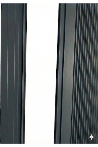 Termal Antrasit Kumaş Akordion Kapı 80x200